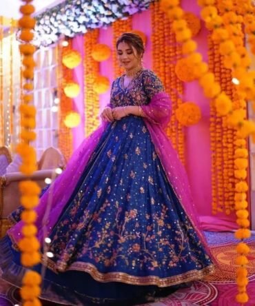 Blue Bridal Maxi Elegance for Your Special Day