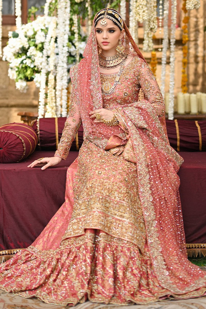Watermelon Pink Bridal Masterpiece - Image 5
