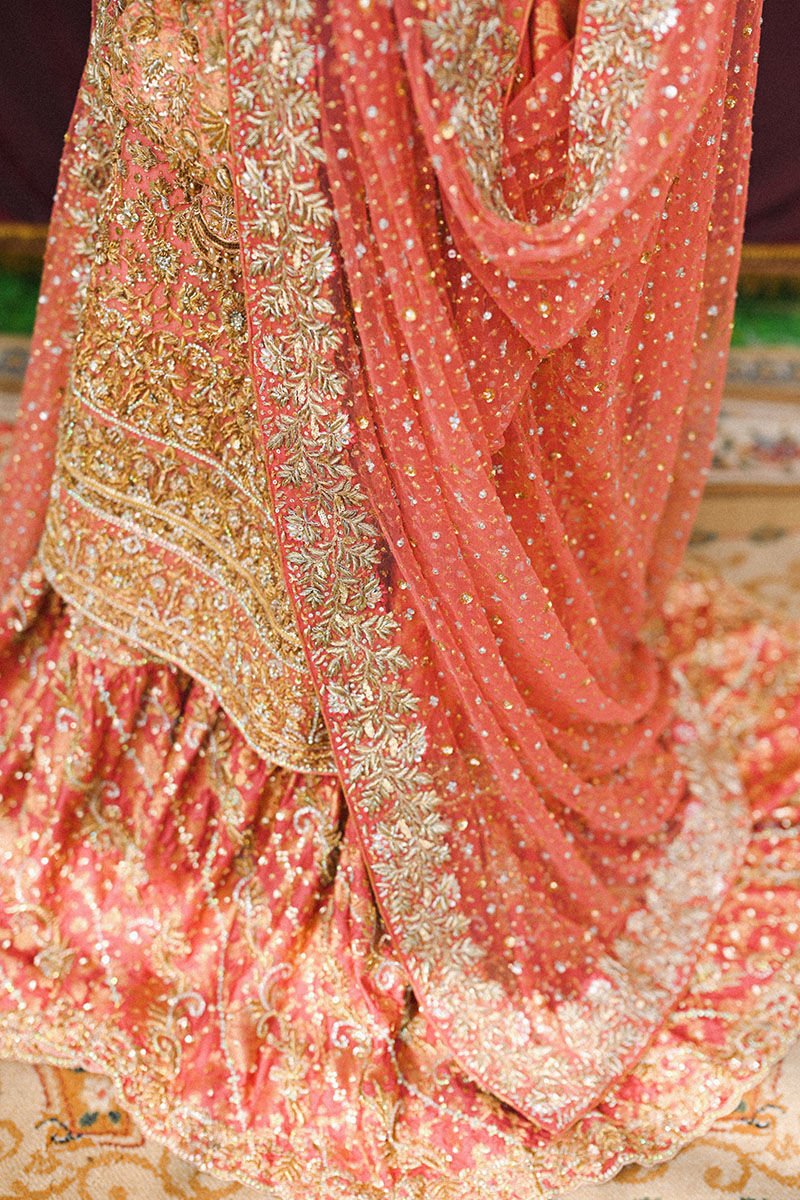 Watermelon Pink Bridal Masterpiece - Image 10