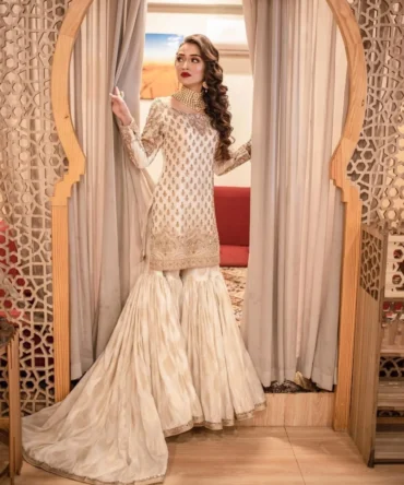 Beautiful Gharara Dress for Nikkah