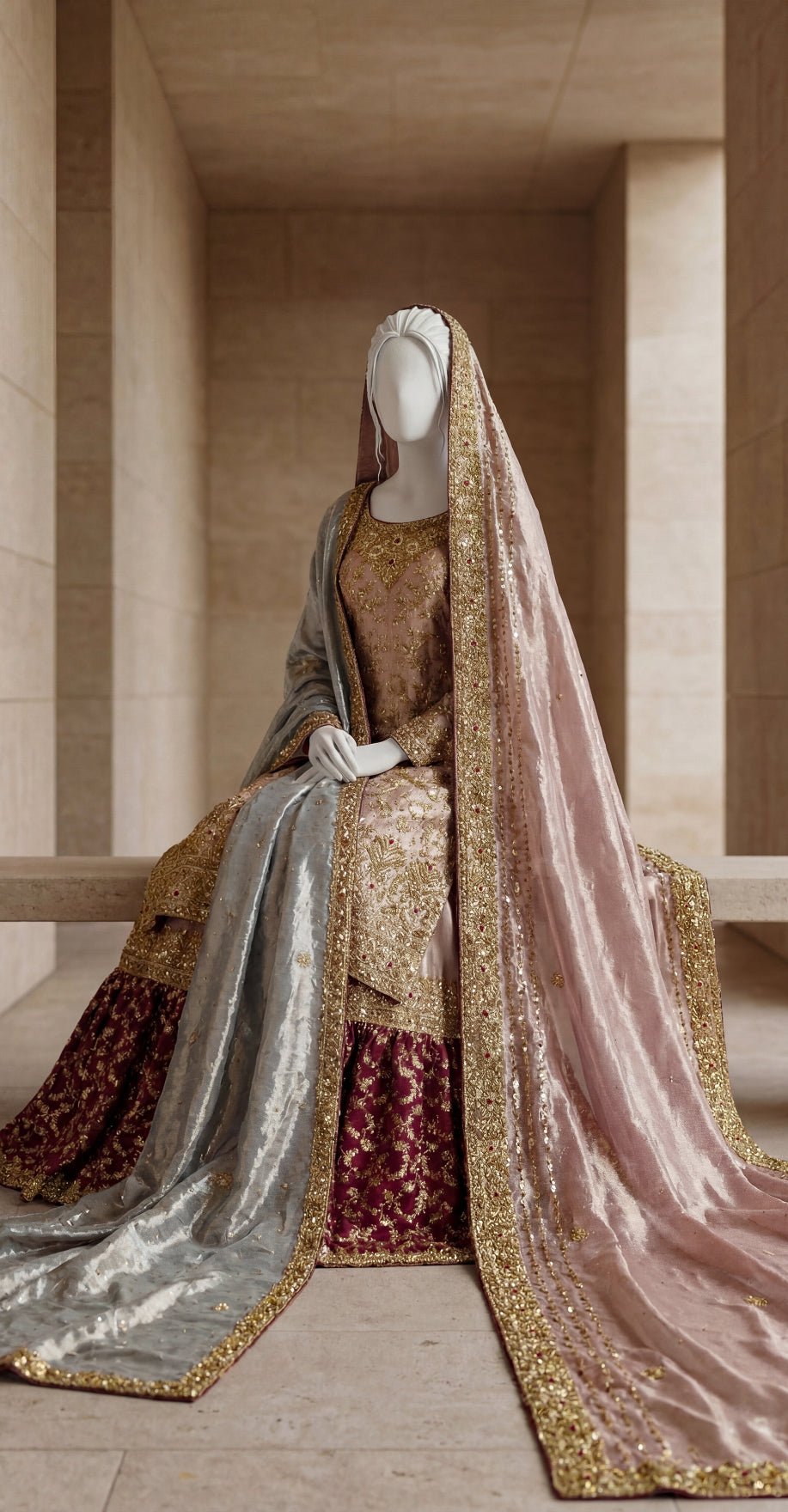 Noor Bano | Farshi Lehenga - Image 2