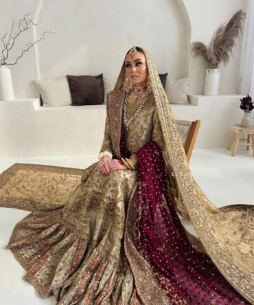 Beautiful Bridal farshi lengha